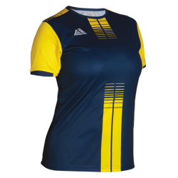Vigo Womens Football Shirt Navy/Yellow
